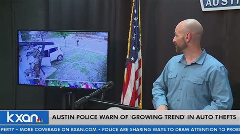 LIVE: Austin police warn of 'growing trend' in auto thefts